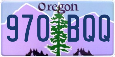 OR license plate 970BQQ