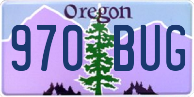 OR license plate 970BUG