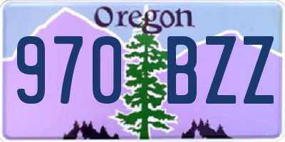 OR license plate 970BZZ
