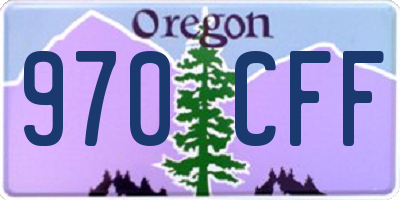 OR license plate 970CFF