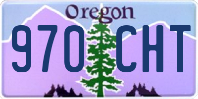 OR license plate 970CHT