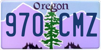 OR license plate 970CMZ