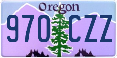 OR license plate 970CZZ