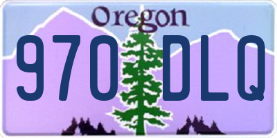 OR license plate 970DLQ