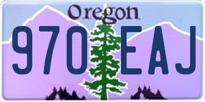 OR license plate 970EAJ