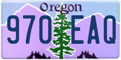 OR license plate 970EAQ