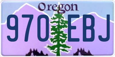 OR license plate 970EBJ
