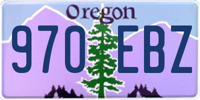 OR license plate 970EBZ