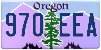 OR license plate 970EEA