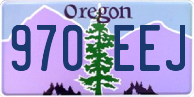 OR license plate 970EEJ