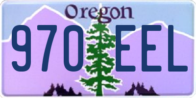 OR license plate 970EEL