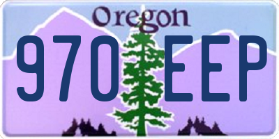 OR license plate 970EEP