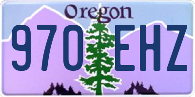 OR license plate 970EHZ