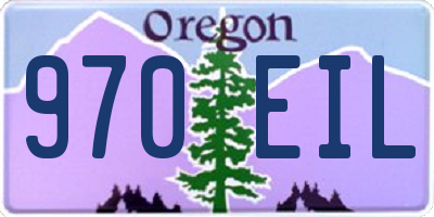 OR license plate 970EIL