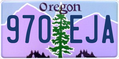 OR license plate 970EJA