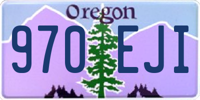 OR license plate 970EJI