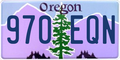 OR license plate 970EQN