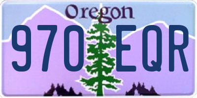 OR license plate 970EQR