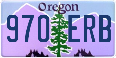 OR license plate 970ERB