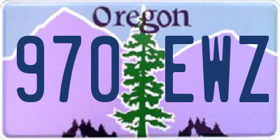 OR license plate 970EWZ