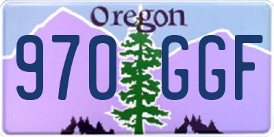 OR license plate 970GGF