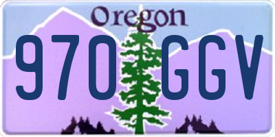 OR license plate 970GGV