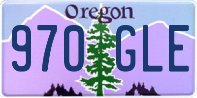 OR license plate 970GLE