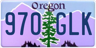 OR license plate 970GLK