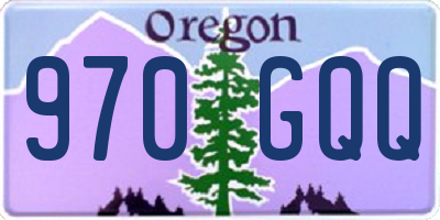 OR license plate 970GQQ