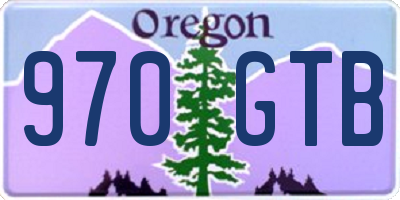 OR license plate 970GTB