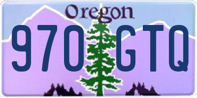 OR license plate 970GTQ