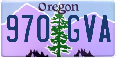 OR license plate 970GVA