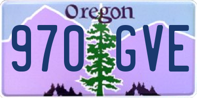 OR license plate 970GVE