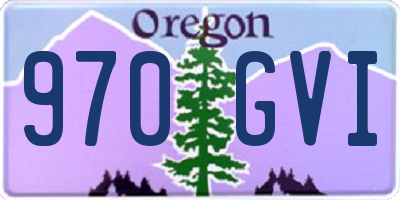 OR license plate 970GVI