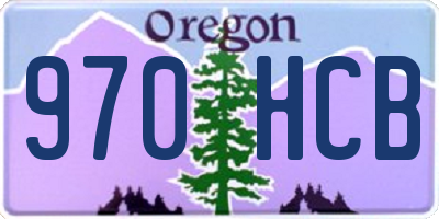 OR license plate 970HCB