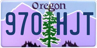 OR license plate 970HJT