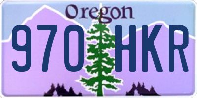 OR license plate 970HKR
