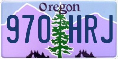 OR license plate 970HRJ