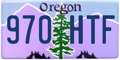 OR license plate 970HTF