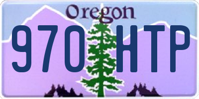 OR license plate 970HTP