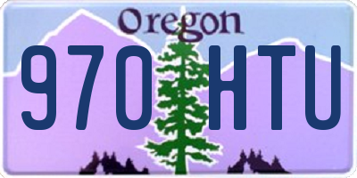 OR license plate 970HTU