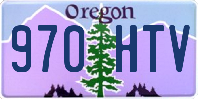 OR license plate 970HTV