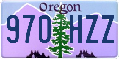 OR license plate 970HZZ