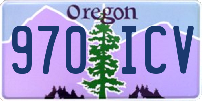 OR license plate 970ICV