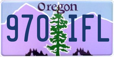 OR license plate 970IFL