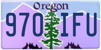 OR license plate 970IFU