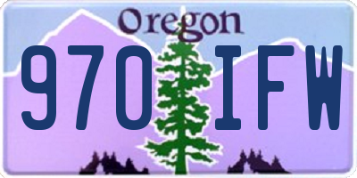 OR license plate 970IFW