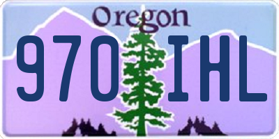 OR license plate 970IHL