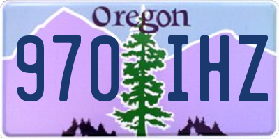 OR license plate 970IHZ