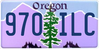 OR license plate 970ILC